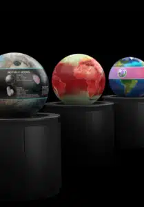Our ready made apps include OurClimate and OurUniverse