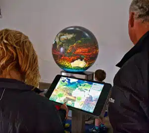 The Marine Institute of Ireland used a PufferSphere to bring data to life