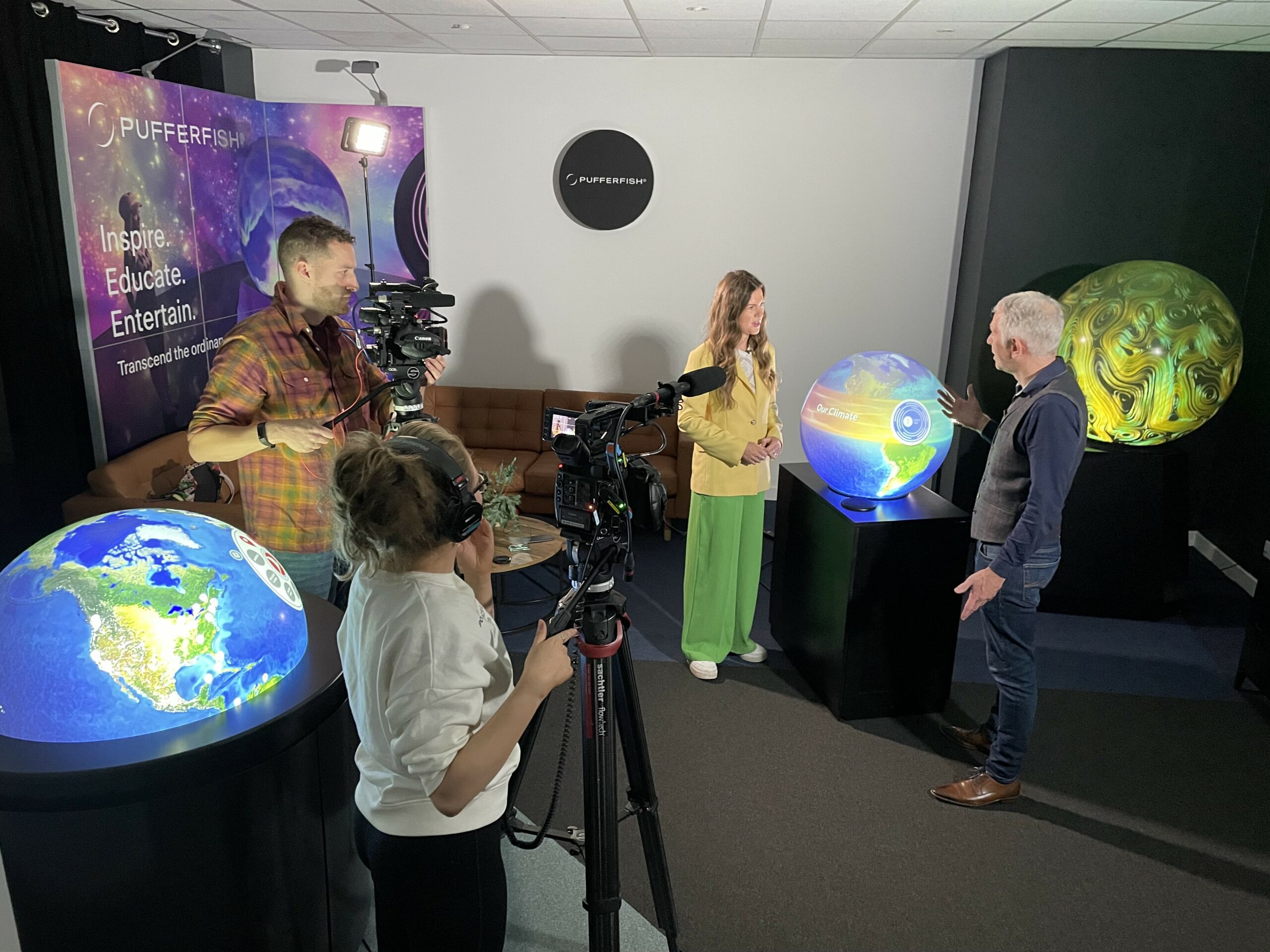 Behind the scenes of Pufferfish on BBC Click